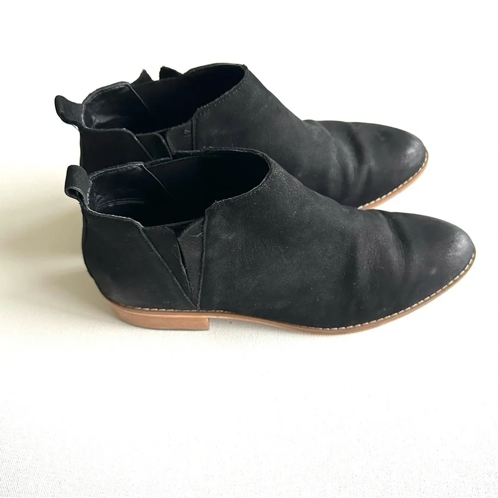 BP Black Suede Ankle Booties
